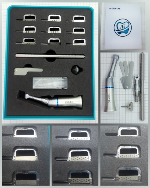 Наконечник орт. EVA-ECS  с насадками (набор) возвратно-поступательные (MEDITECH) "AI DENTAL"